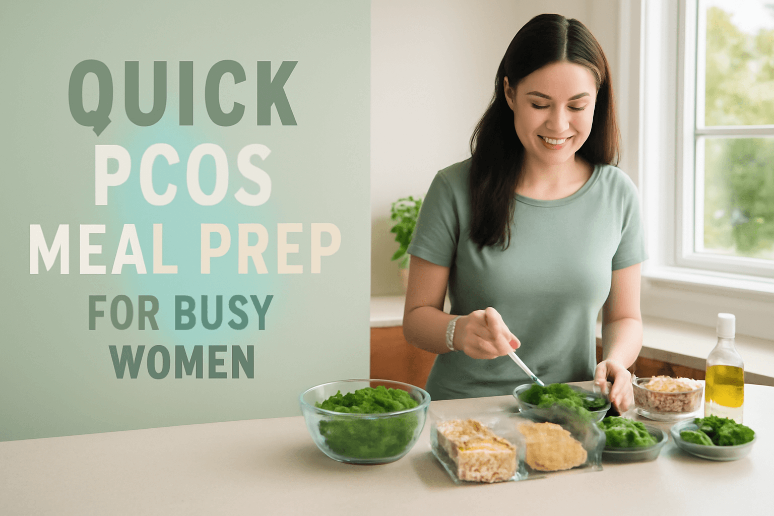Read more about the article 🥗 PCOS Meal Prep for Busy Women: Quick, Balanced, Stress-Free