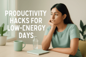 Read more about the article 💼 Productivity Hacks for Low‑Energy Days: A Guide for Indian Women